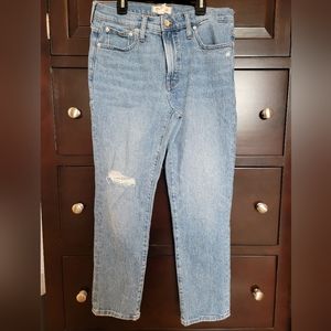 Madwell Midrise Vintage Straight Jean, size 29